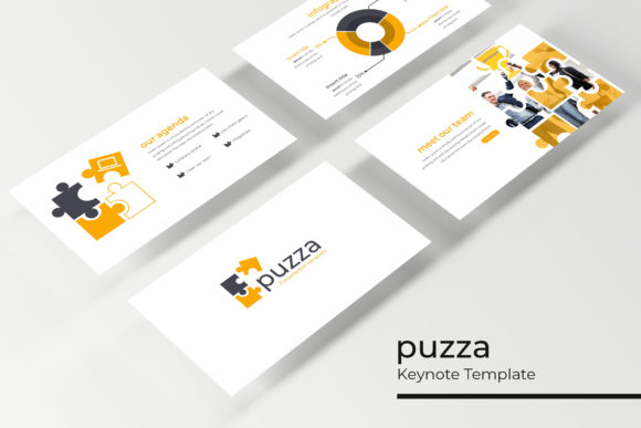 Puzza Keynote Template: A Modern Design Solution for Professional Presentations