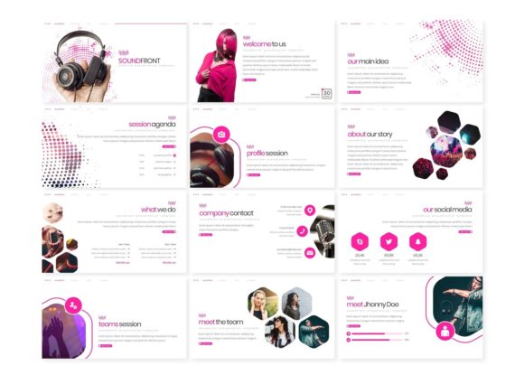 Soundfront Power Point Template